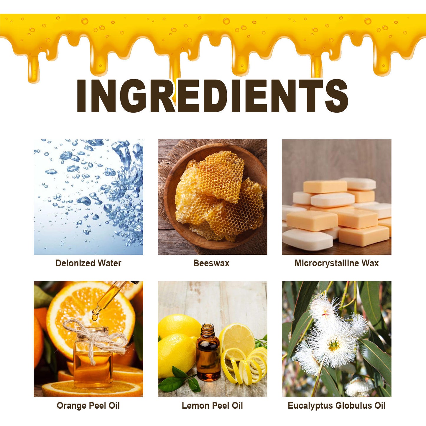 Natural Micro-Molecularized Beeswax Spray, Furniture Polish and Cleaner for Wood (Pack of 2)