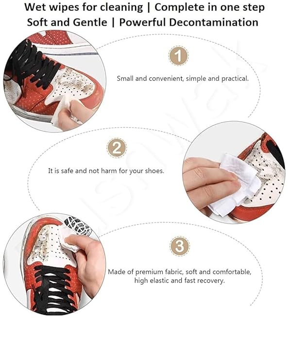 Quick Shoe Cleaning Wipes